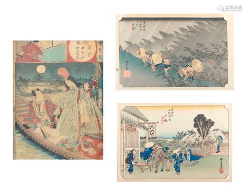 D'après UTAGAWA HIROSHIGE 歌川広重 (Japon, 1797-1858) Totsuk...