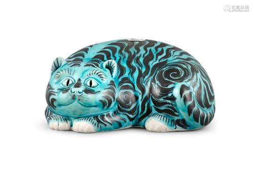 UNE LUMIÈRE DE NUIT POUR CHAT EN PORCELAINE D'EXPORTATION CH...