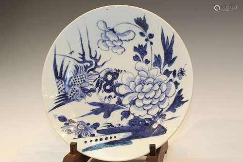 Chinese Blue and White Porcelain Plate