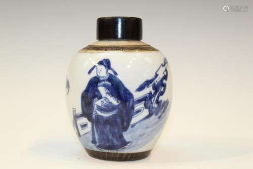 Chinese Blue and White Porcelain Jar