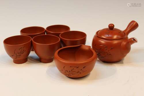 Chinese Pottery Tea Set