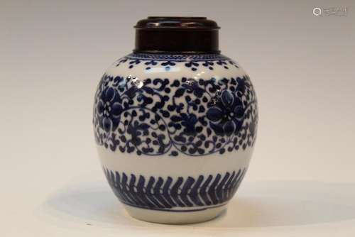 Chinese Blue and White Porcelain Jar