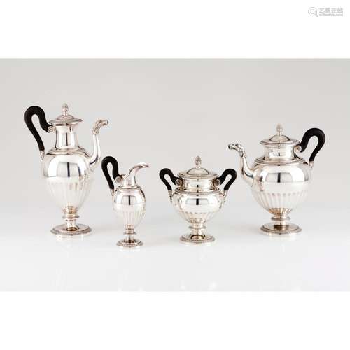 A tea and coffee set