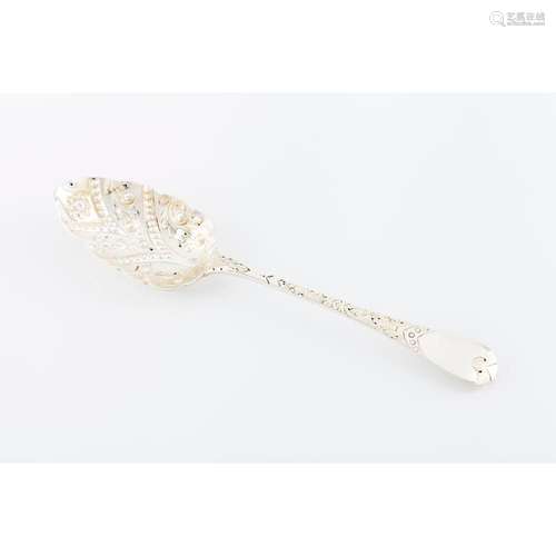 A George III berry spoon