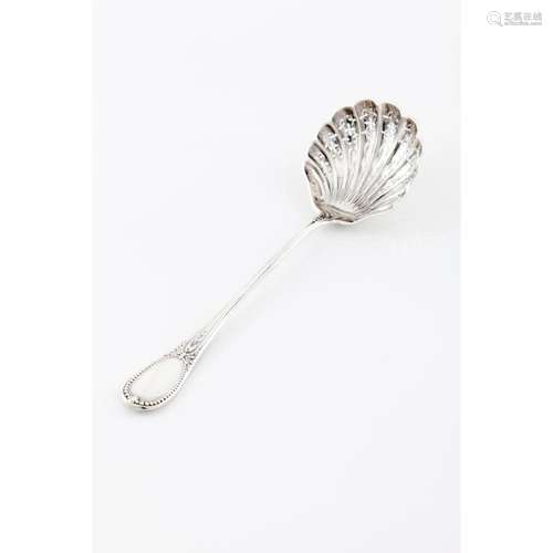 A Louis XVI style sugar sifter spoon