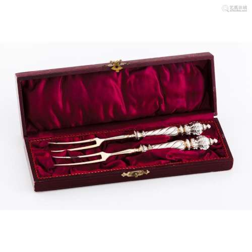 A pair of Neo-Renaissance Hors-d'Oeuvre forks