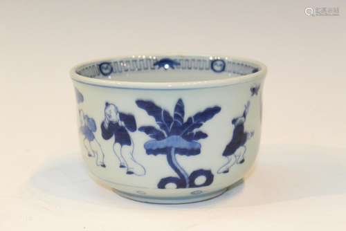 Chinese Blue and White Porcelain Bowl