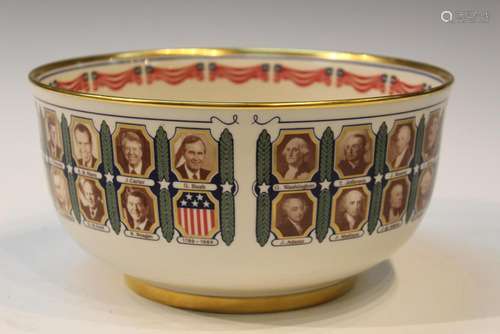 Presidential Bowl limited edition 2489/5000 "United Sta...