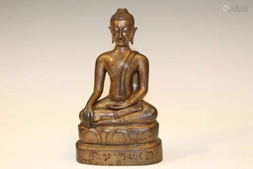 Thai Bronze Buddha Statue