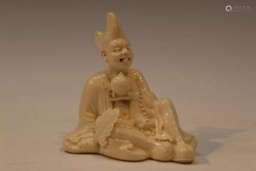 Chinese Blanc De Chine Porcelain Figurine