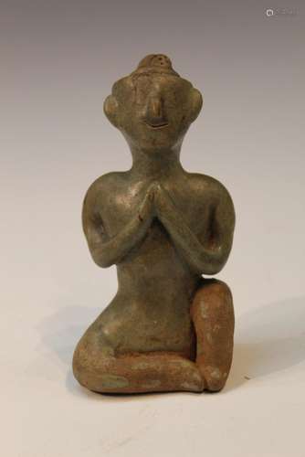 Sawankhalok Pottery Figure