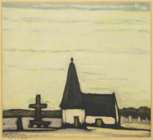 Armand APOL (1879-1950) 'Kapel in de kempen' a col...