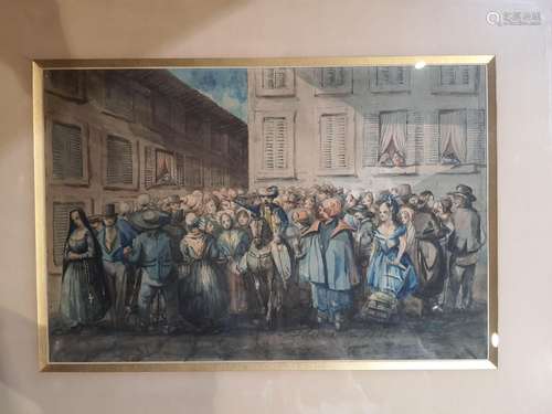 Ecole française vers 1840 (Jorolin ?)