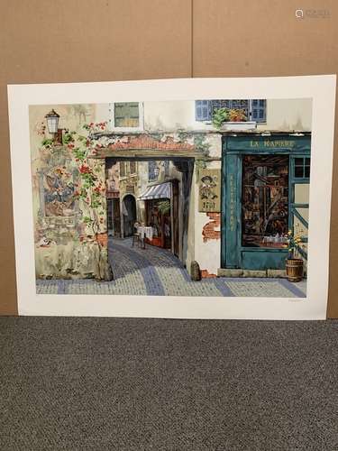 Viktor Shvaiko signed limited edition serigraph, "La Ra...