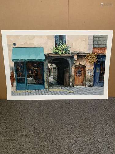 Viktor Shvaiko signed limited edition serigraph, "La Ca...