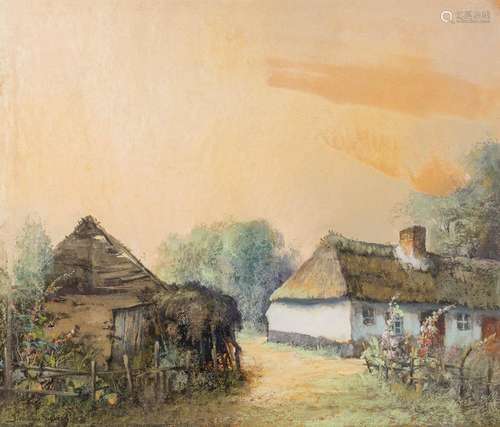 Jaak VAN DEN SEYLBERGH (1884-1960) 'Boerderij' een...