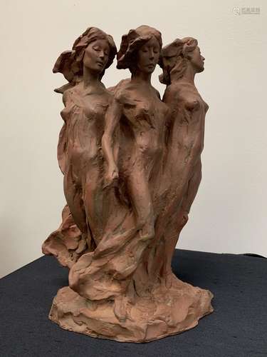 Frederick Hart limited edition resin sculpture with Terra Co...