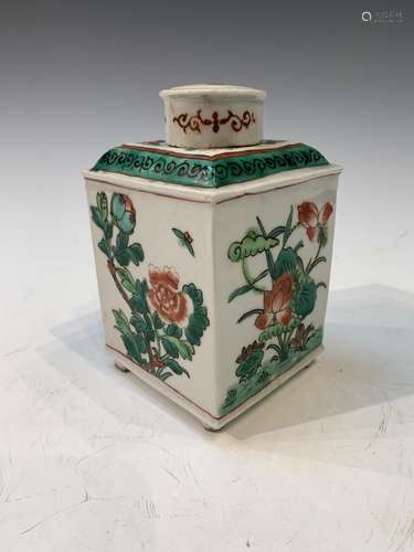 Chinese Porcelain Tea Leaf Container