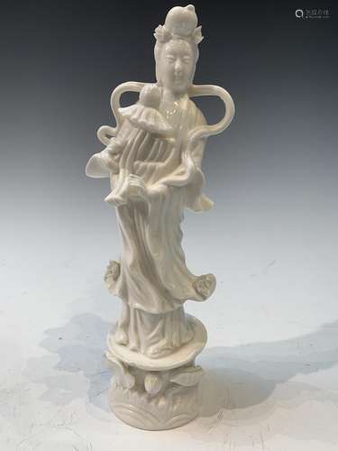 Chinese Blanc de Chine Porcelain Guanyin