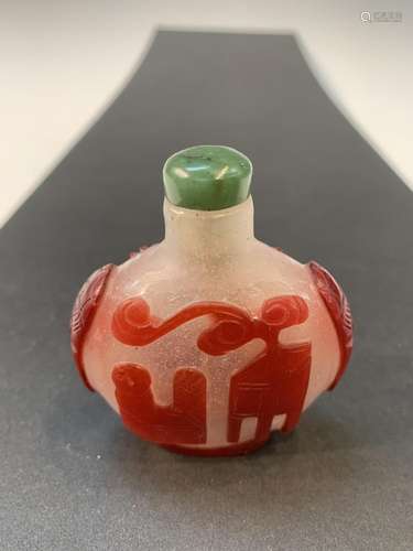 Peking Glass Snuff Bottle