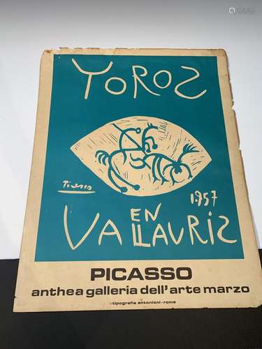 Picasso YOROZ "En Vallavriz 1957" Anthea Galleria ...