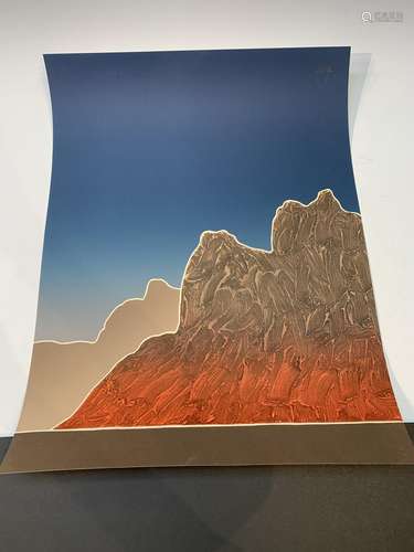 Peter Keefer signed limited edition print, "Taos for Ir...