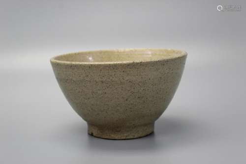 Japanese pottery tea cup.