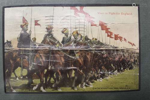 1915 Postcard. Framed.