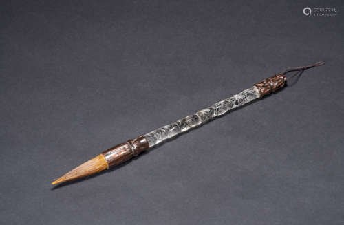 Ancient Chinese crystal writing brush