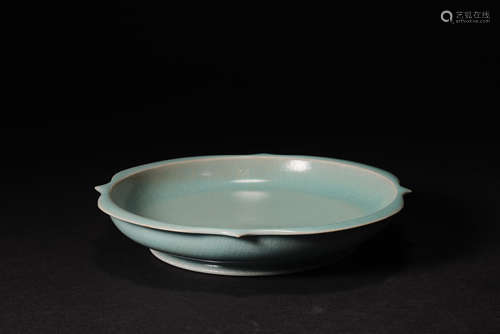 Ru kiln celadon plate