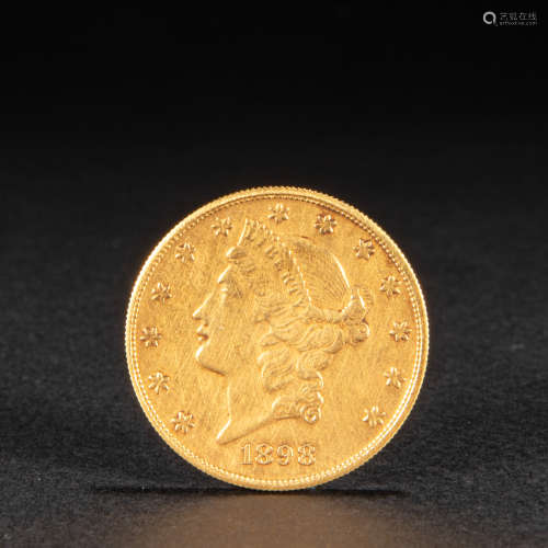 EUROPEAN GOLD COIN OF THE 18TH CENTURY