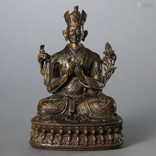 A Bronze Seated Figure, Gamaba