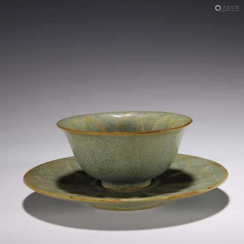 龍泉釉茶碗