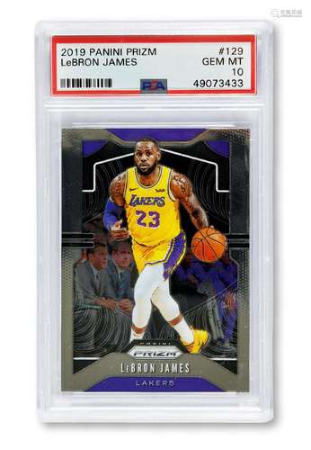 2019年PANINI公司出品勒布朗·詹姆斯（LeBron James）基础卡一张