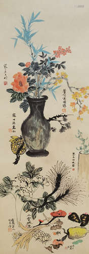 A CHINESE PAINTING JIANG HANTING,ZHAO SHURU, SHANG SHENBO,XU...