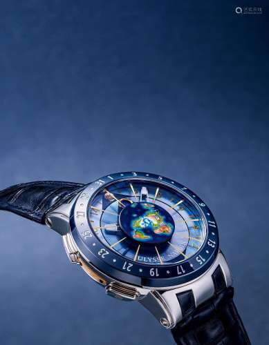 雅典 精致罕有，限量版铂金天文自动腕表，备月相显示，「月之狂想」，型...
