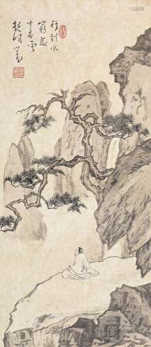 溥儒（1896～1963） 观云 镜心 设色纸本