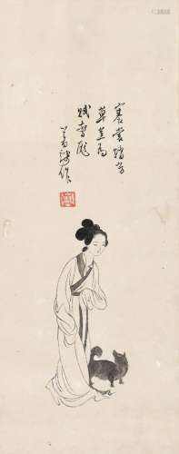 溥儒（1896～1963） 闲趣图 镜心 水墨纸本