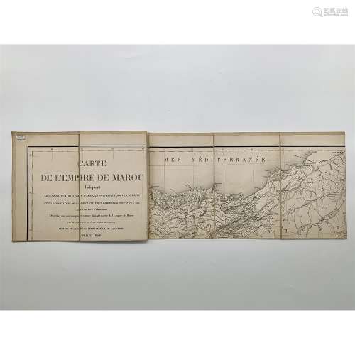BEAUDOIN (Louis-Jules) "Carte de l'Empire de Maroc...