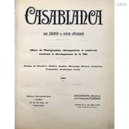 FLANDRIN. "Casablanca de 1889 à nos jours". Album ...