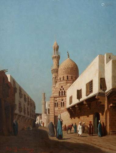 LOUIS-ÉMILE PINEL DE GRANDCHAMP (1831-1894) LA MOSQUÉE QUAYT...