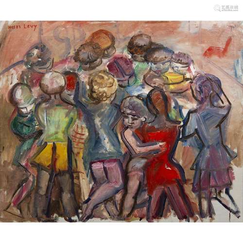 MOSES LÉVY (1885-1968) DANSEURS EN TUNISIE