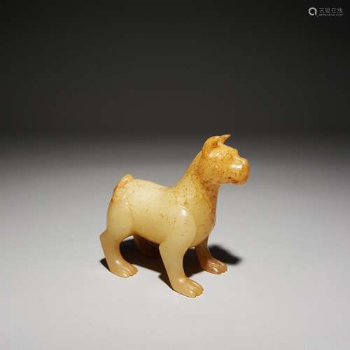 A HETIAN JADE DOG