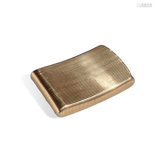 Gold chased pocket snuff box, Geneva 1809-1819