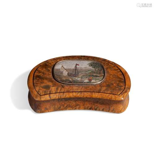 Wood and micromosaic box, 19th century