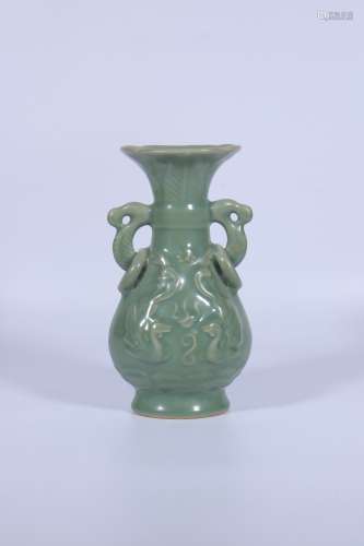 Chinese Longyao Kiln Porcelain Bottle