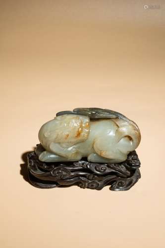 Chinese Qing Dynasty Hetian Jade Paperweight