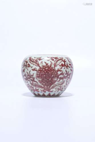 Chinese Qing Dynasty Blue And White Porcelain Underglazed Po...