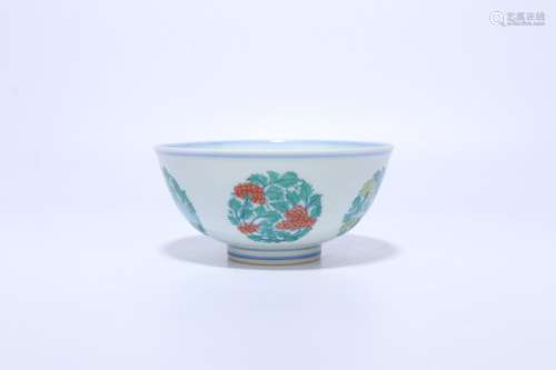 Chinese Qing Dynasty Blue And White Porcelain Bowl