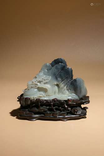 Chinese Qing Dynasty Hetian Jade Shanzi